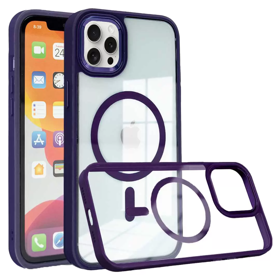 iPhone 13 Pro Max/iPhone 12 Pro Max MagSafe Clear Twotone Purple